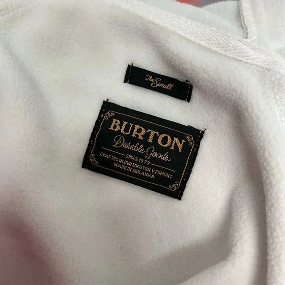 Burton Hoodie Jacket Hooded Long Sleeve WB Peak Zip Up Colorful Tie Dye Small - Picture 8 of 9